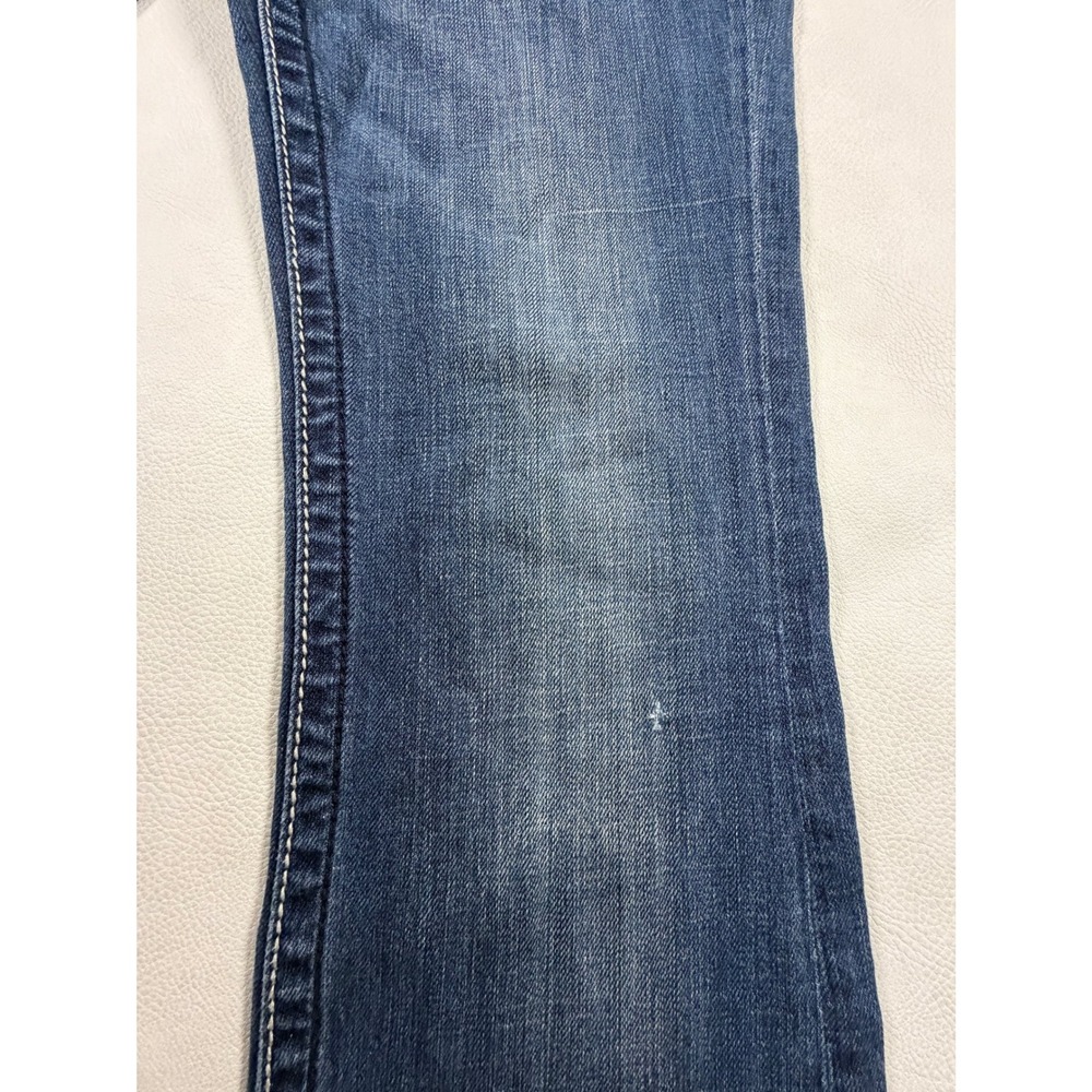 Miss Me JPS5152 Bootcut Jeans Medium Dark Wash Rhinestone Embellished Size 29 31 - Picture 13 of 13